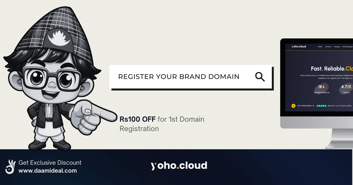 Rs100 OFF on .COM domain